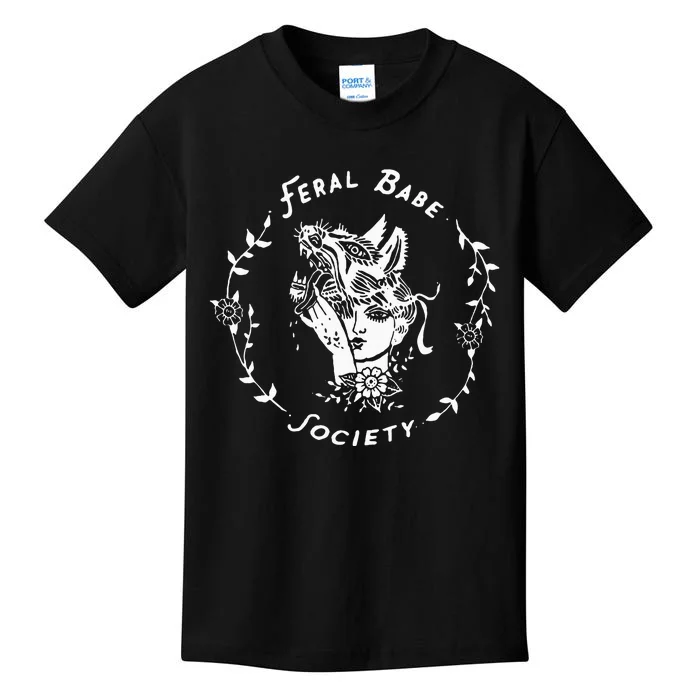 Feral Babe Kids T-Shirt