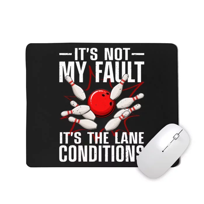 Funny Bowling For Women Bowler Team Bowling Lane Spare Mousepad