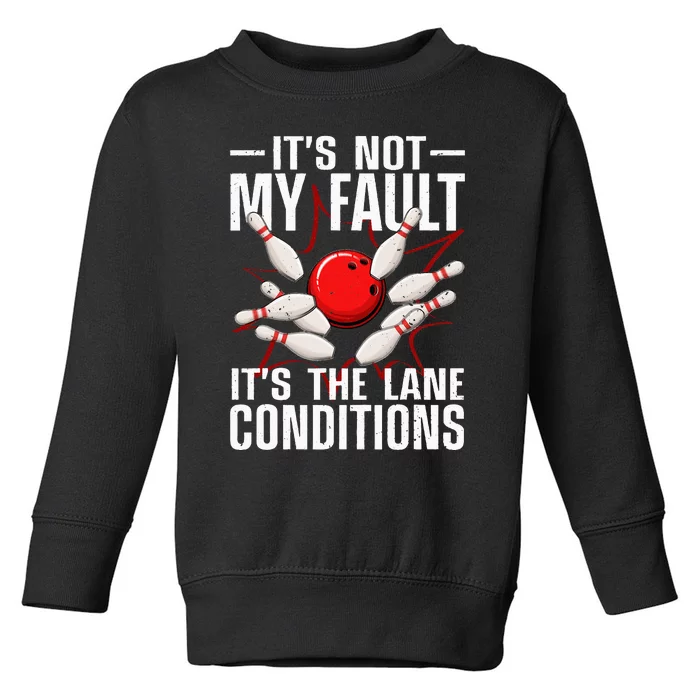 Funny Bowling For Women Bowler Team Bowling Lane Spare Toddler Sweatshirt