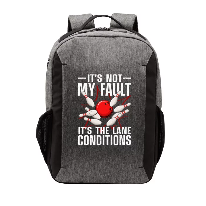 Funny Bowling For Women Bowler Team Bowling Lane Spare Vector Backpack