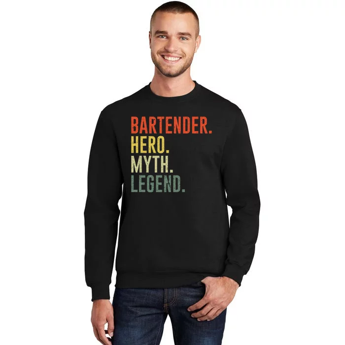 Funny Bartender Tall Sweatshirt