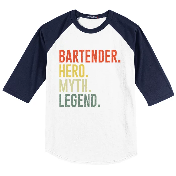 Funny Bartender Baseball Sleeve Shirt