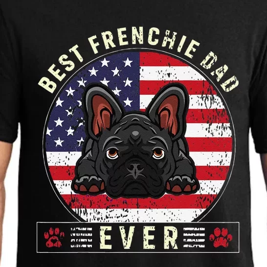 Funny Best Frenchie Dad Ever Funny Dog Daddy Papa Fathers Day Gift Pajama Set