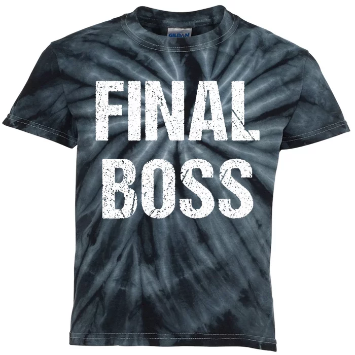 Final Boss Kids Tie-Dye T-Shirt