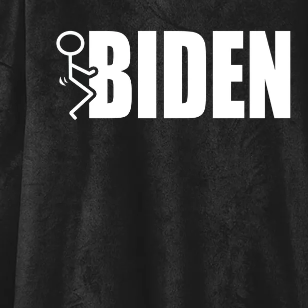 Fuck Biden Hooded Wearable Blanket