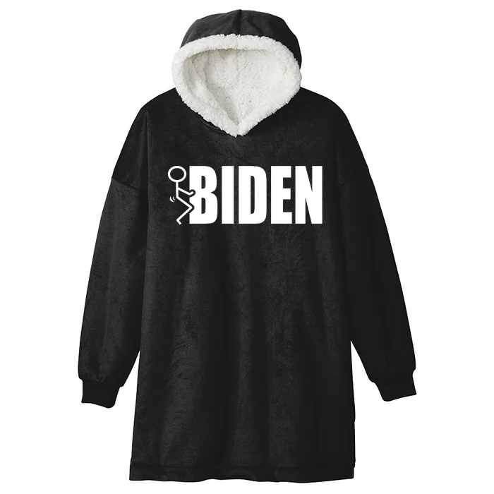 Fuck Biden Hooded Wearable Blanket