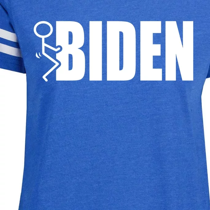 Fuck Biden Enza Ladies Jersey Football T-Shirt