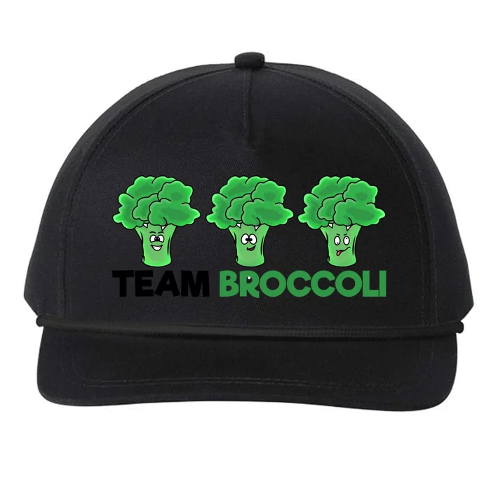 Funny Broccoli Funny Gift Lover Team Broccoli Vegetarian Broccoli Gift Snapback Five-Panel Rope Hat