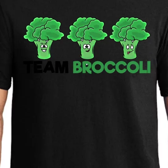 Funny Broccoli Funny Gift Lover Team Broccoli Vegetarian Broccoli Gift Pajama Set