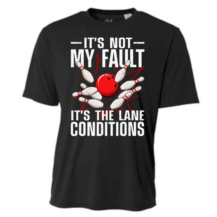 Funny Bowling For Women Bowler Team Bowling Lane Spare Cooling Performance Crew T-Shirt