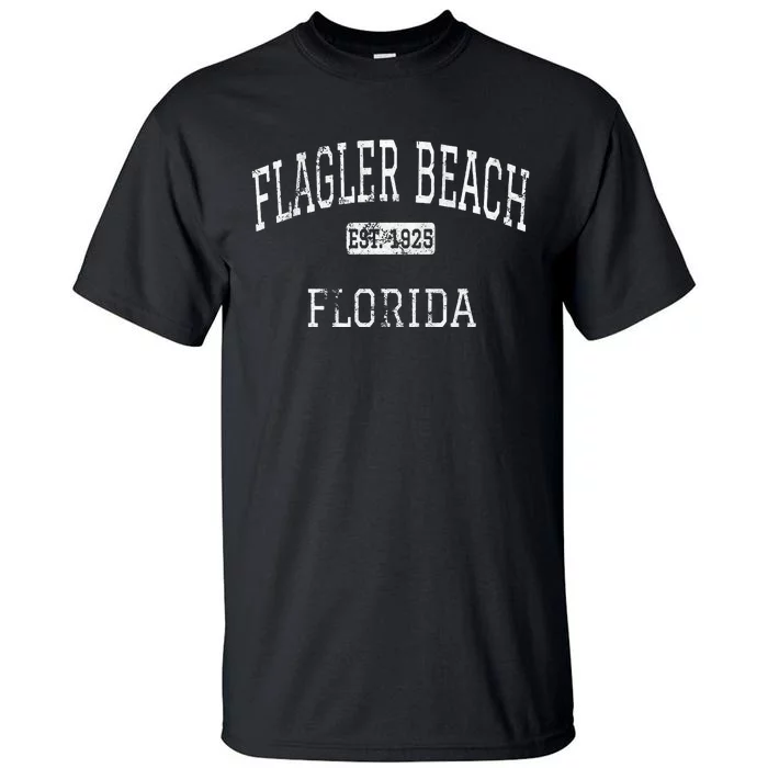 Flagler Beach Florida Fl Vintage Tall T-Shirt