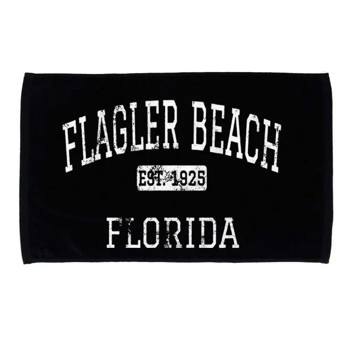 Flagler Beach Florida Fl Vintage Microfiber Hand Towel