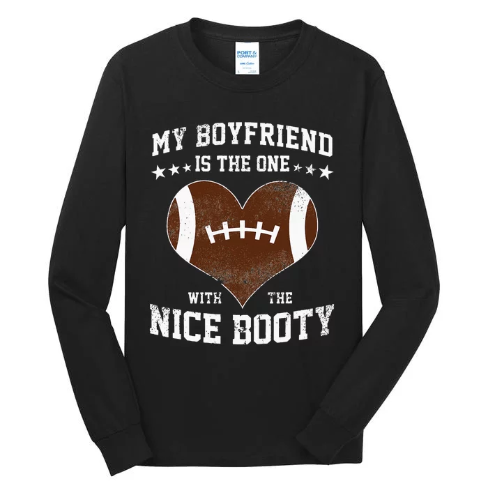 Football Boyfriend Girlfriend Girl Tall Long Sleeve T-Shirt