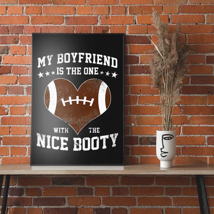 Football Boyfriend Girlfriend Girl Poster