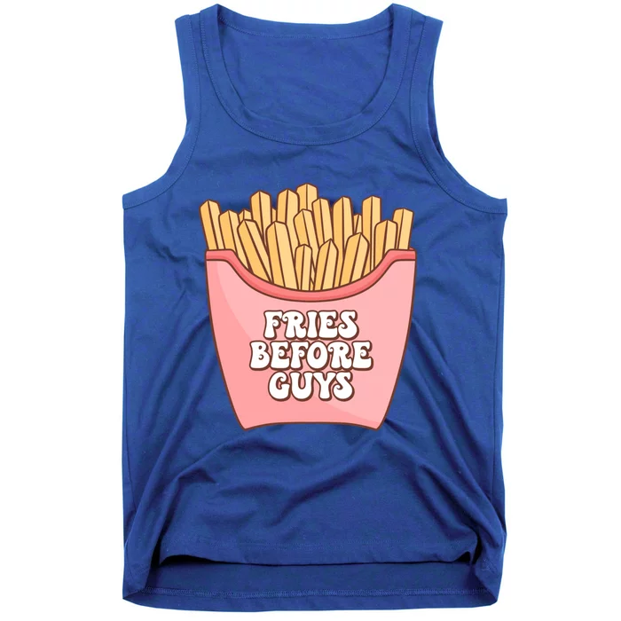 Fries Before Guys French Fires Lover Food Lover Valentines Cute Gift Tank Top