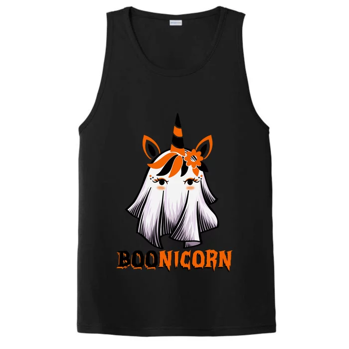 Funny Boonicorn Ghost Unicorn Lover Halloween Costume Day Gift Performance Tank