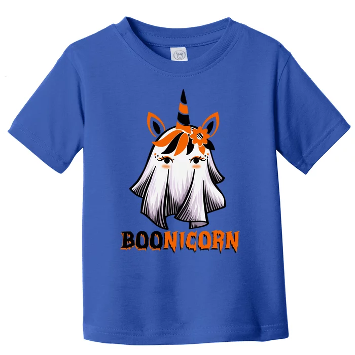 Funny Boonicorn Ghost Unicorn Lover Halloween Costume Day Gift Toddler T-Shirt