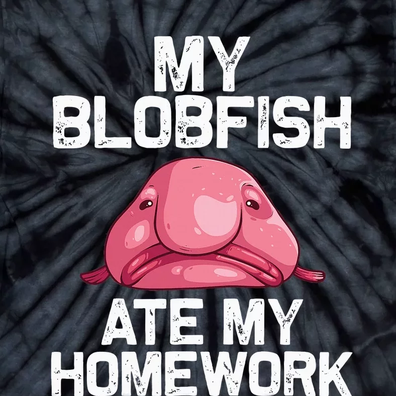 Funny Blobfish Gift Stuffed Sea Animal Lover Tie-Dye T-Shirt