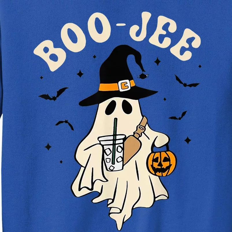 Funny Boojee Ghost Halloween Boo Jee Ghost Spooky Season Sweatshirt