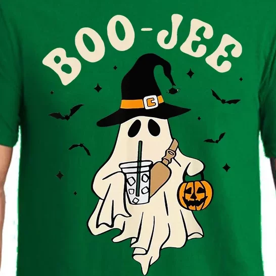 Funny Boojee Ghost Halloween Boo Jee Ghost Spooky Season Pajama Set