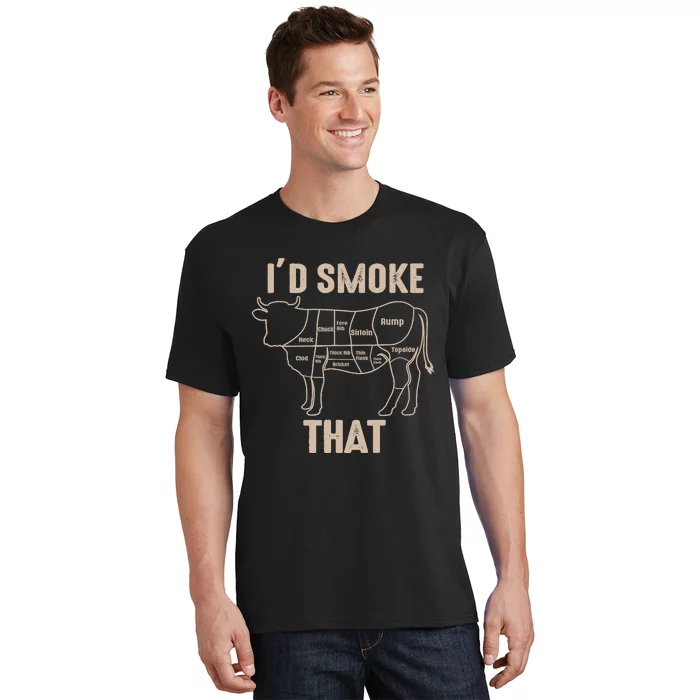 Funny BBQ Grilling Quote Cow T-Shirt