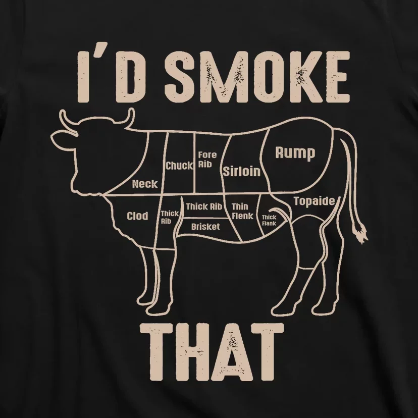 Funny BBQ Grilling Quote Cow T-Shirt