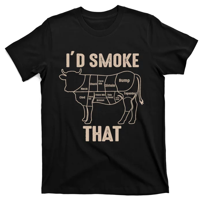 Funny BBQ Grilling Quote Cow T-Shirt