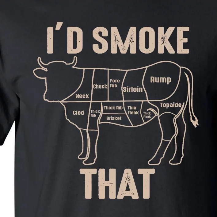 Funny BBQ Grilling Quote Cow Tall T-Shirt