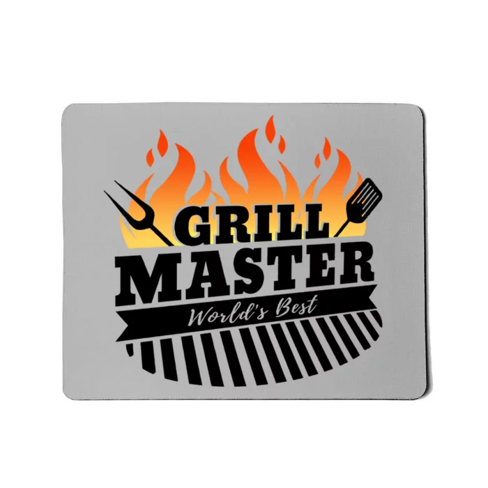 Funny Bbq Grill Master Worlds Best Grillfather Grillers Gift Mousepad