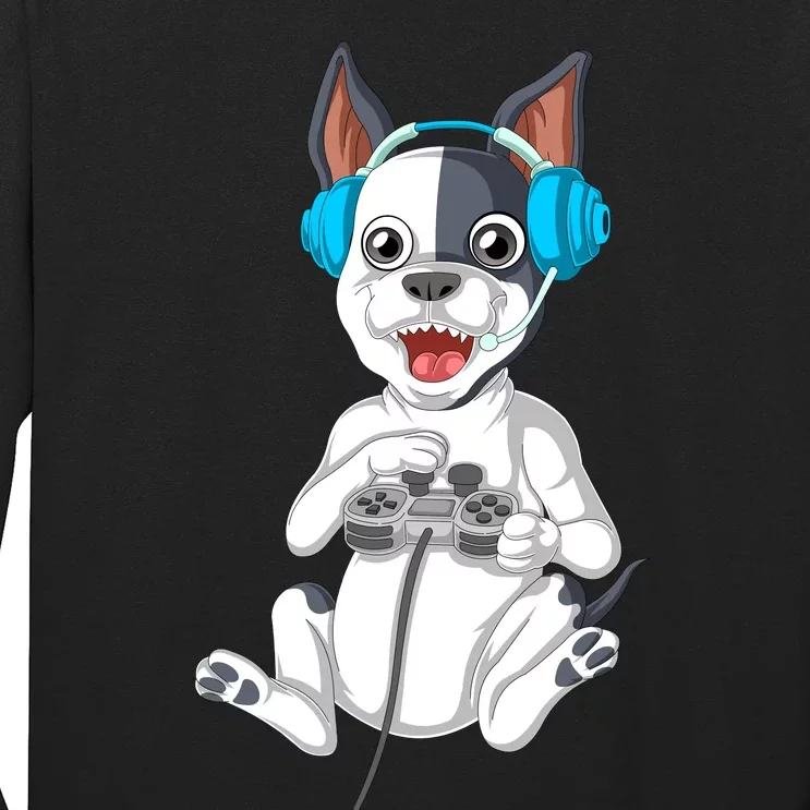 French Bulldog Gamer Long Sleeve Shirt