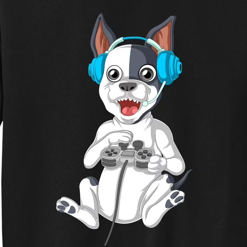 French Bulldog Gamer Tall Sweatshirt