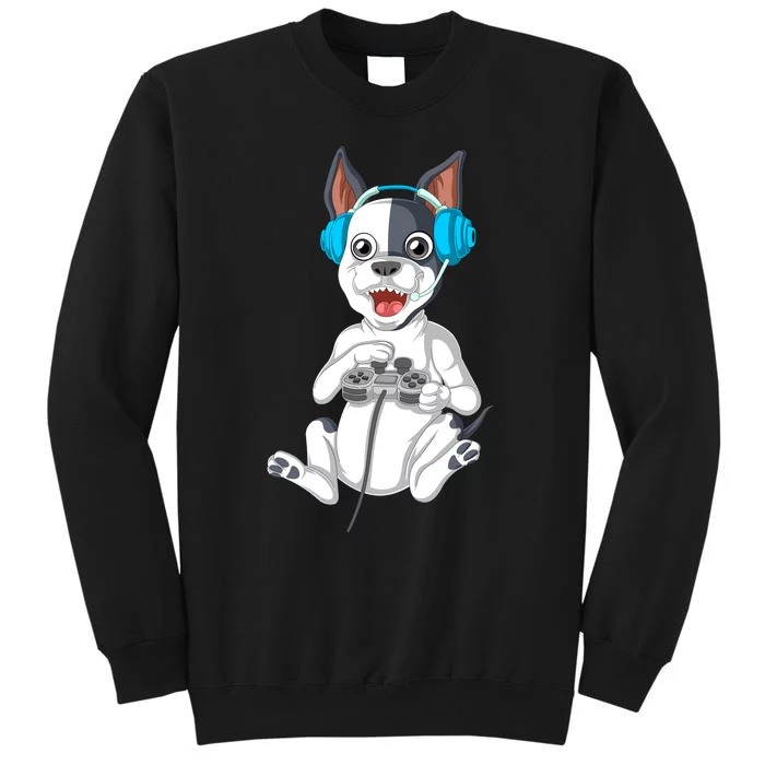 French Bulldog Gamer Tall Sweatshirt