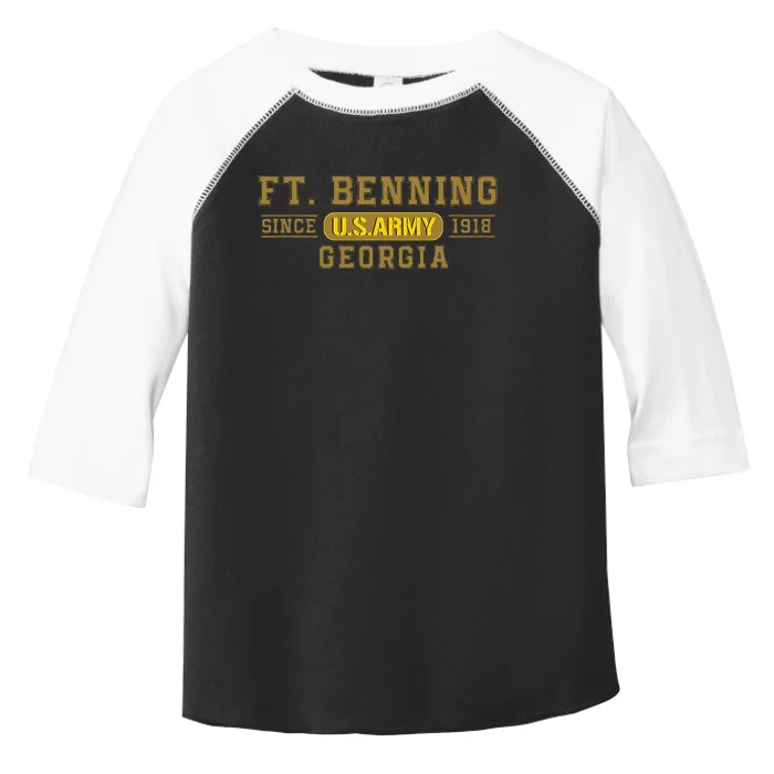 Fort Benning Georgia Harmony Church Airborne And Infantry Toddler Fine Jersey T-Shirt