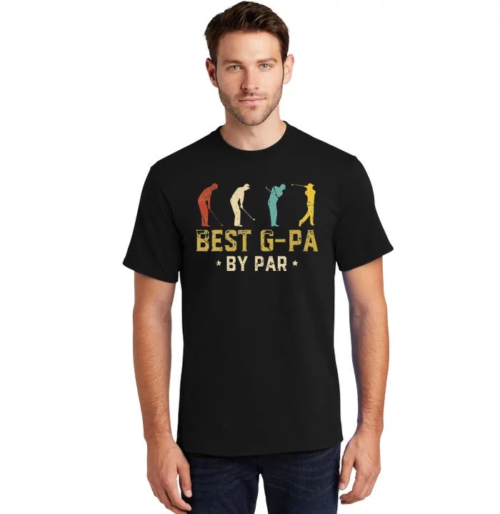 Funny Best GPa By Par Father's Day Gifts Golf Tall T-Shirt