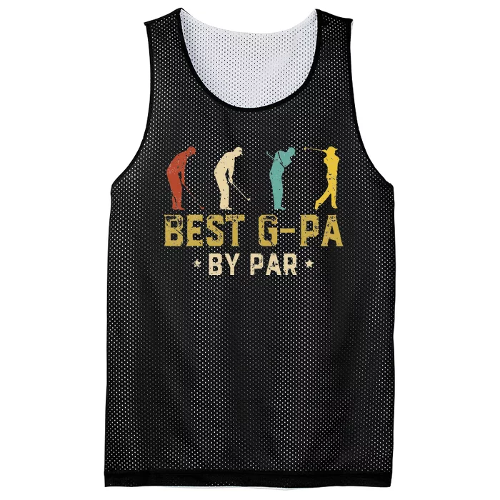 Funny Best GPa By Par Father's Day Gifts Golf Mesh Reversible Basketball Jersey Tank