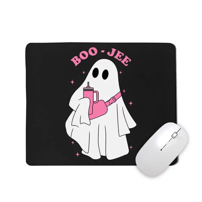 Funny Boojee Ghost Halloween Boo Jee Ghost Spooky Season Mousepad