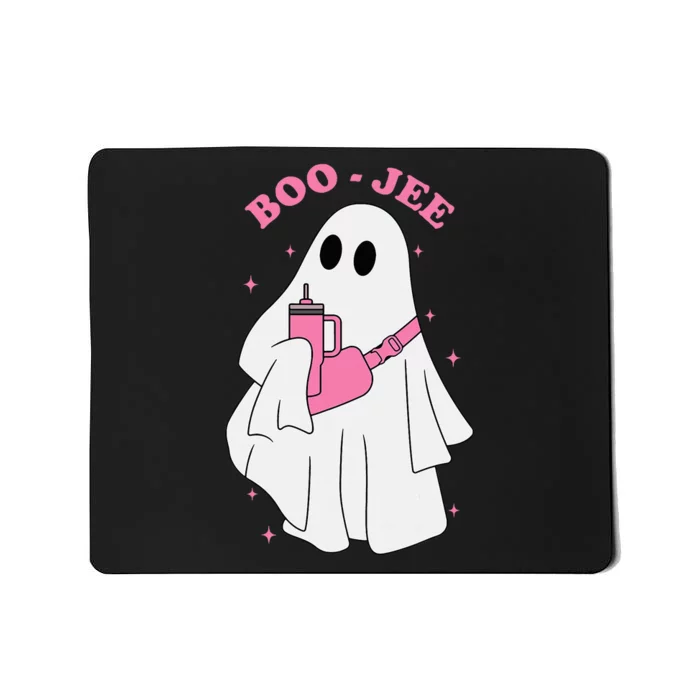 Funny Boojee Ghost Halloween Boo Jee Ghost Spooky Season Mousepad