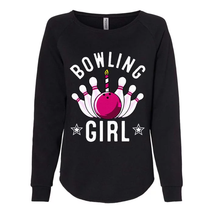 Funny Bowling Gift For Cool Bowler Birthday Party Womens California Wash Sweatshirt