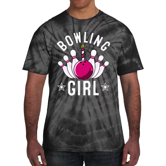 Funny Bowling Gift For Cool Bowler Birthday Party Tie-Dye T-Shirt