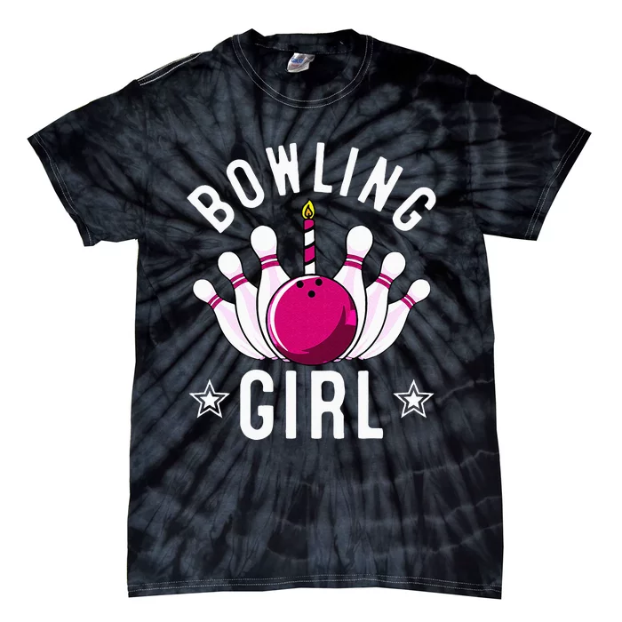 Funny Bowling Gift For Cool Bowler Birthday Party Tie-Dye T-Shirt