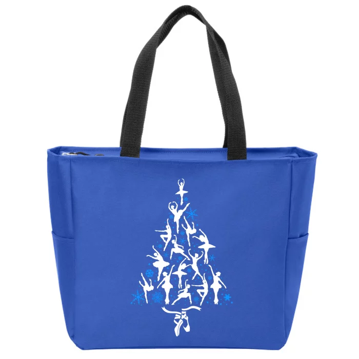 Funny Ballet Gift Dance Ugly Christmas Ballet Gift Zip Tote Bag