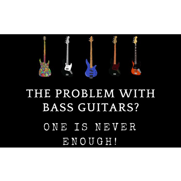 Funny Bass Guitar Bumper Sticker