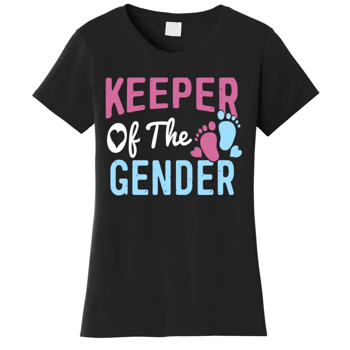 Funny Baby Gender Reveal - Keeper of the Gender Women's T-Shirt