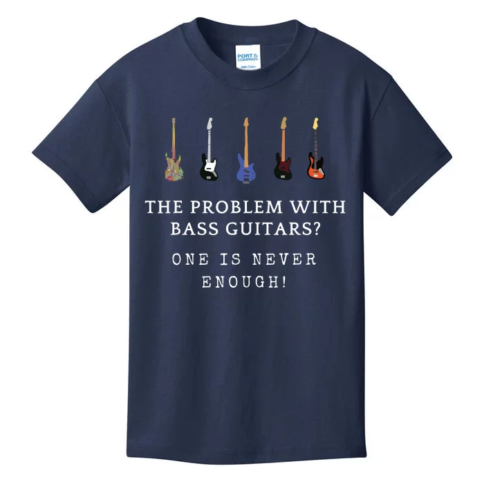 Funny Bass Guitar Kids T-Shirt