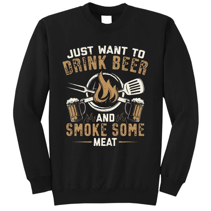 Funny BBQ Grill Chef Grilling Master Barbecue Lover BBQ Tall Sweatshirt