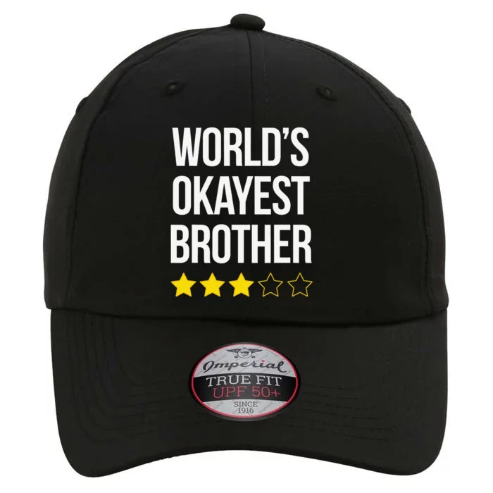 Funny Brother Gift World's Okayest Brother The Original Performance Cap