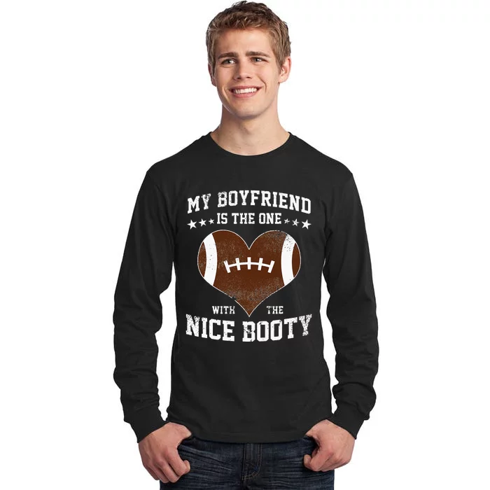 Football Boyfriend Girlfriend Girl Tall Long Sleeve T-Shirt