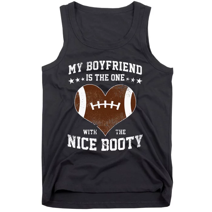 Football Boyfriend Girlfriend Girl Tank Top