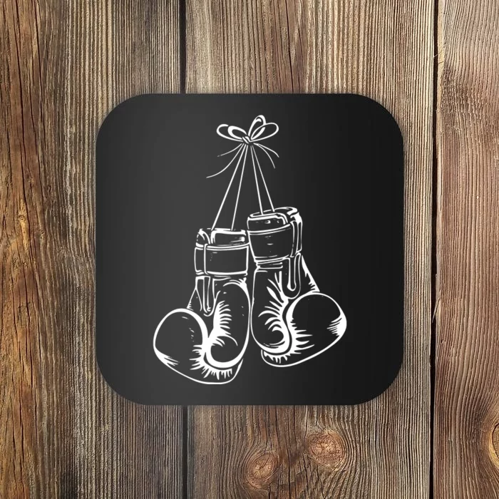 Funny Boxing Gift For Boxer Gloves Boxing Athletes Coaster