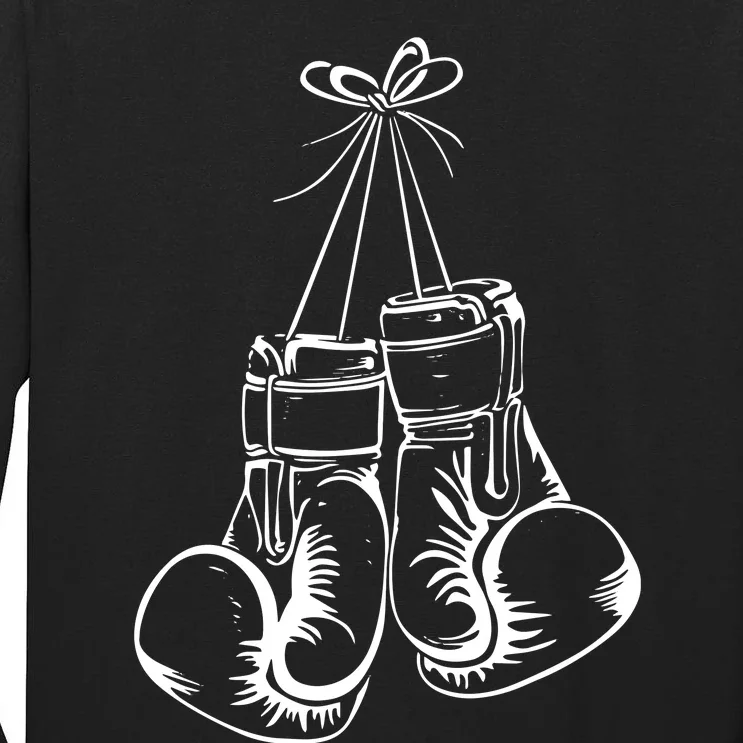 Funny Boxing Gift For Boxer Gloves Boxing Athletes Tall Long Sleeve T-Shirt